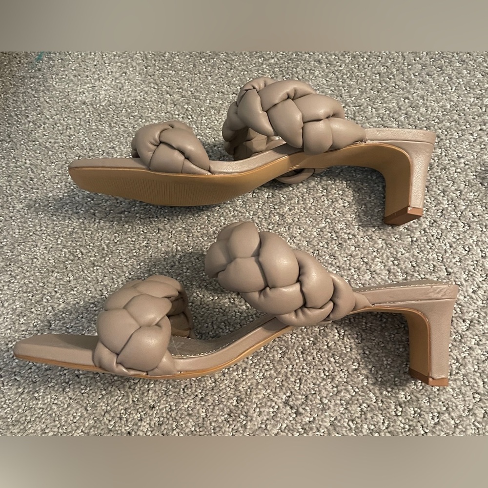 H&M Braided Low Heel Sandal in Taupe - Picture 6 of 6